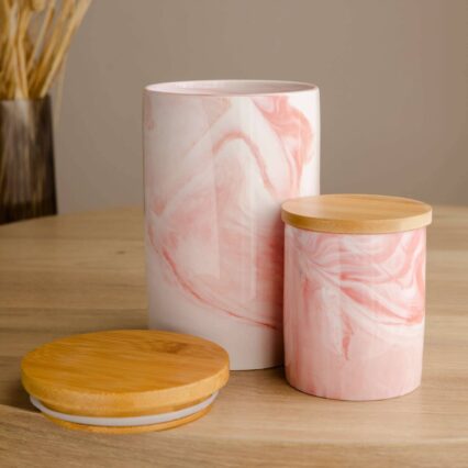 Posudica za poslastice Marble Pink